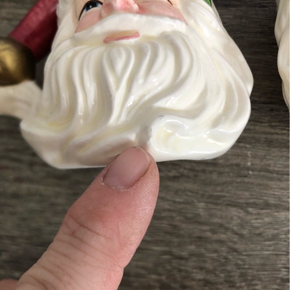 Vtg Fitz & Floyd Santa S&P Shakers - Picture 13 of 14